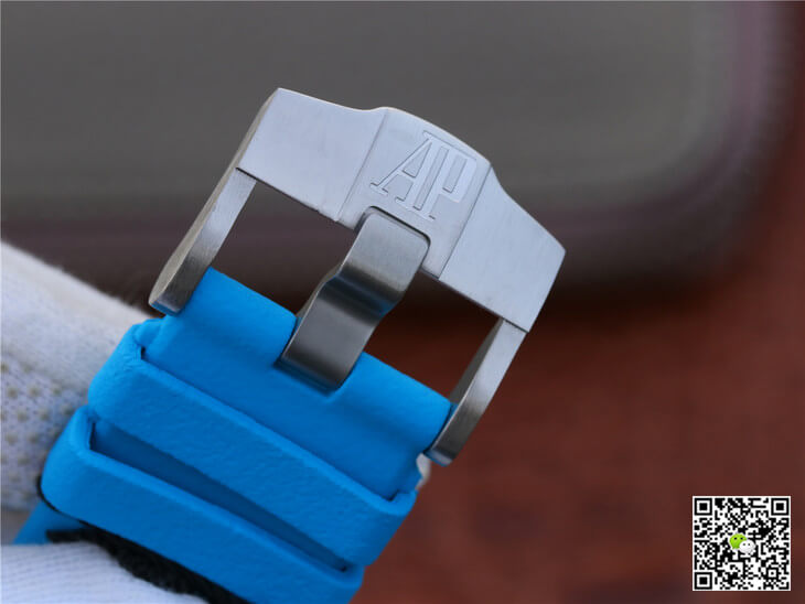 Replica Audemars P1g*et Royal Oak Offshore Diver 15710ST.OO.A032CA.01 1:1 Best Edition JF Factory Blue Dial