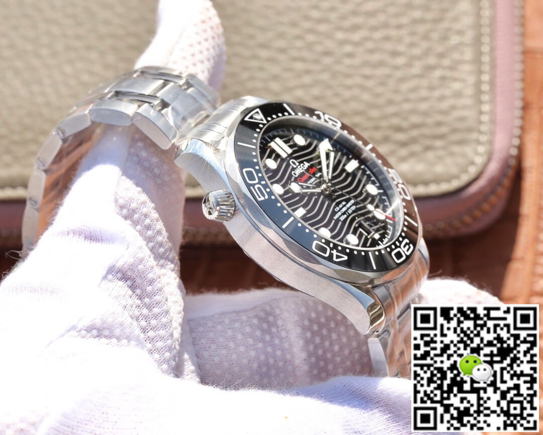 Replica 0me*ga Seamaster Diver 300M 210.30.42.20.01.001 1:1 Best Edition VS Factory Black Dial