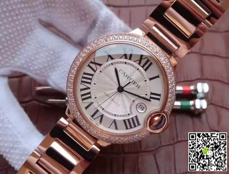 Replica Ballon Bleu De Ca*t1er WE9009Z8 V6 Factory 1:1 Best Edition Swiss ETA9015 White Dial