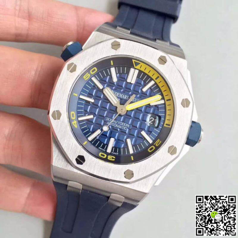 Replica Audemars P1g*et Royal Oak Offshore Diver 15710ST.OO.A027CA.01 JF Factory 1:1 Best Edition Swiss ETA3120