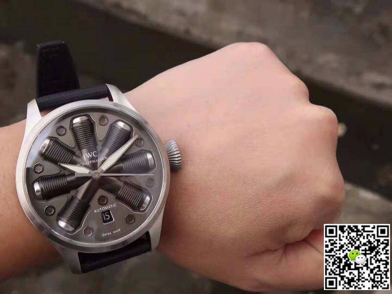 Replica IWC Big Pilot Top Gun Men Watches 1:1 Best Edition Swiss ETA A23J Special What-if Concept Fuse Dial