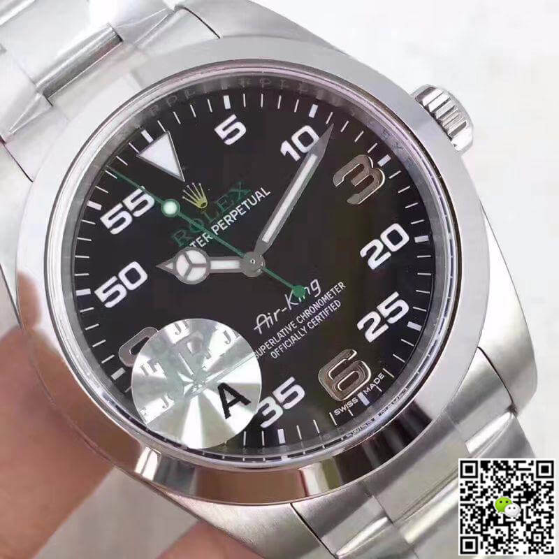 Replica R01ex Air-King 116900 JF Factory 1:1 Best Edition Swiss ETA3131 Black Dial