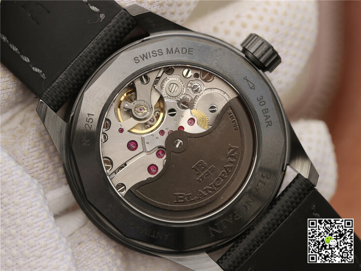 Replica Blancpain Fifty Fathoms Bathyscaphe 5000-0130-B52-B 1:1 Best Edition GF Factory Black Dial