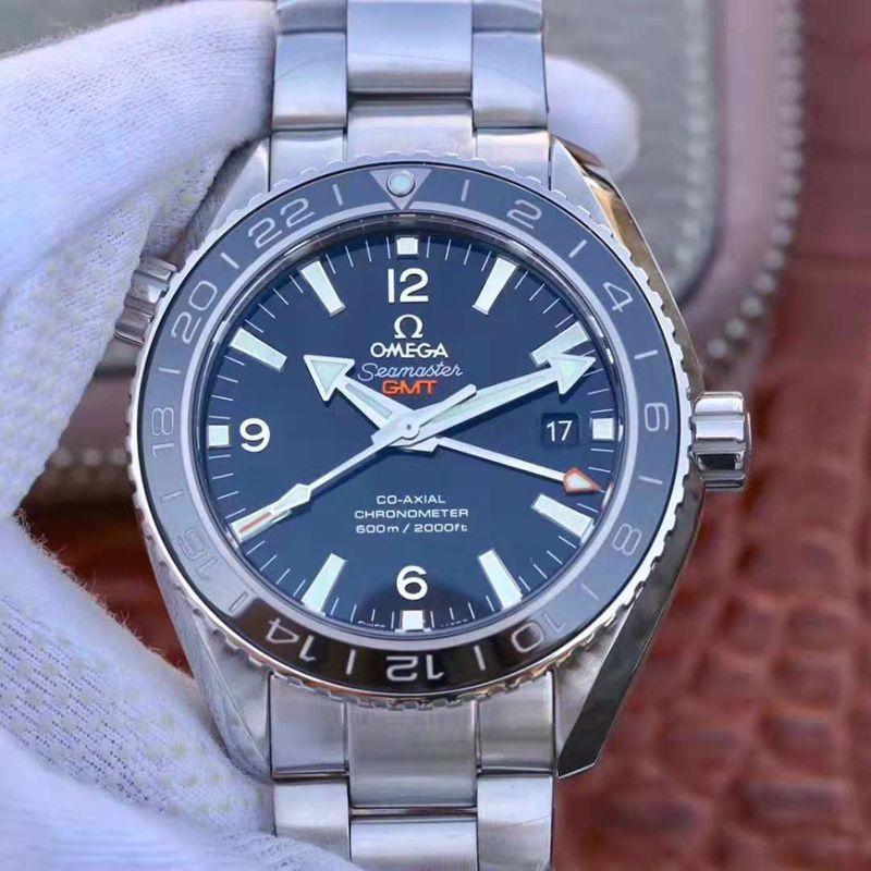Replica 0me*ga Seamaster Planet Ocean 232.90.44.22.03.001 VS Factory 1:1 Best Edition Swiss ETA8605 Blue Dial
