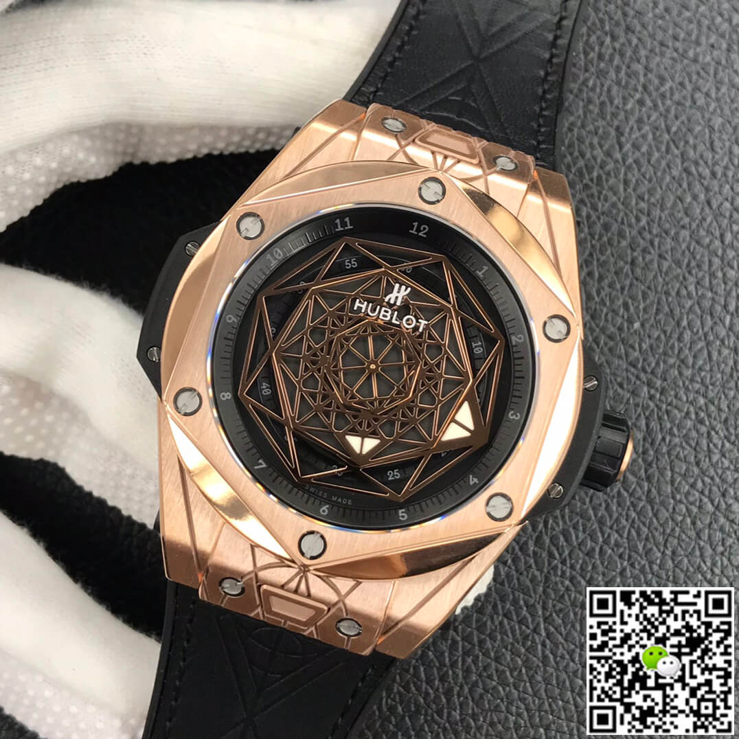 Replica Hublot Big Bang 415.OX.1118.VR.MXM17 1:1 Best Edition WWF Factory Gold Dial