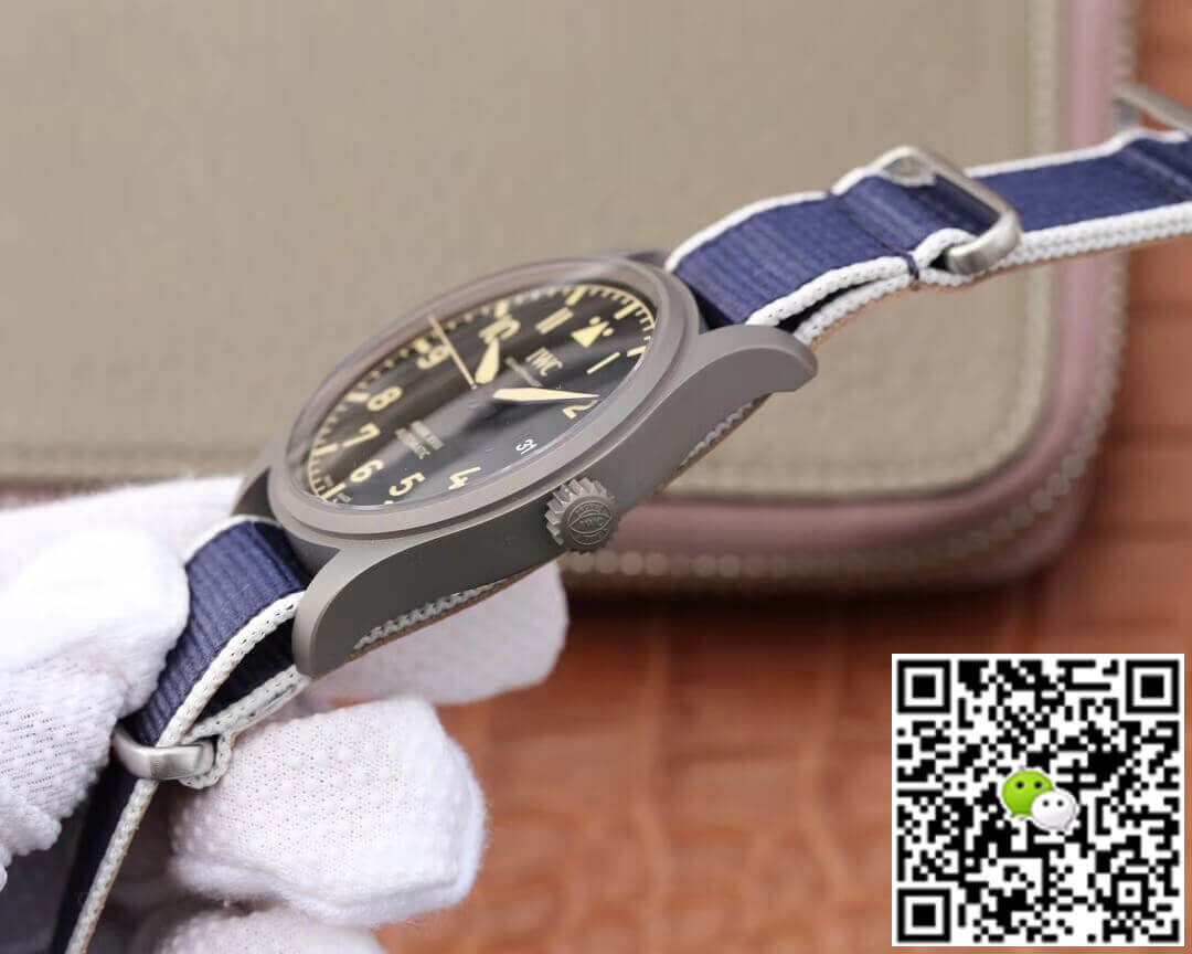 Replica IWC Pilot IW327006 1:1 Best Edition M+ Factory Blue Strap