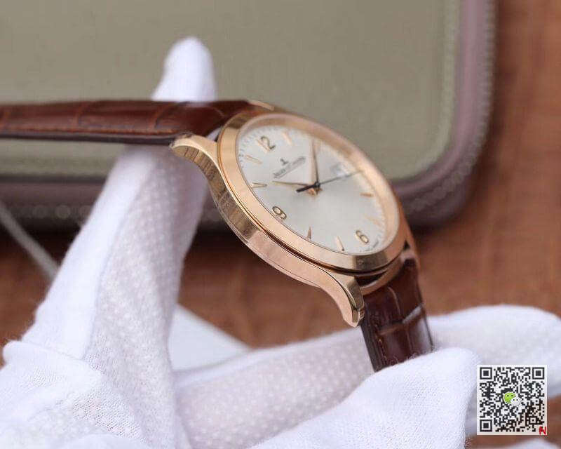 Replica Jaeger LeCoultre Master Control Date Q1542520 18K Rosegold Case ZF Factory 1:1 Best Edition Swiss ETA9015 White Dial