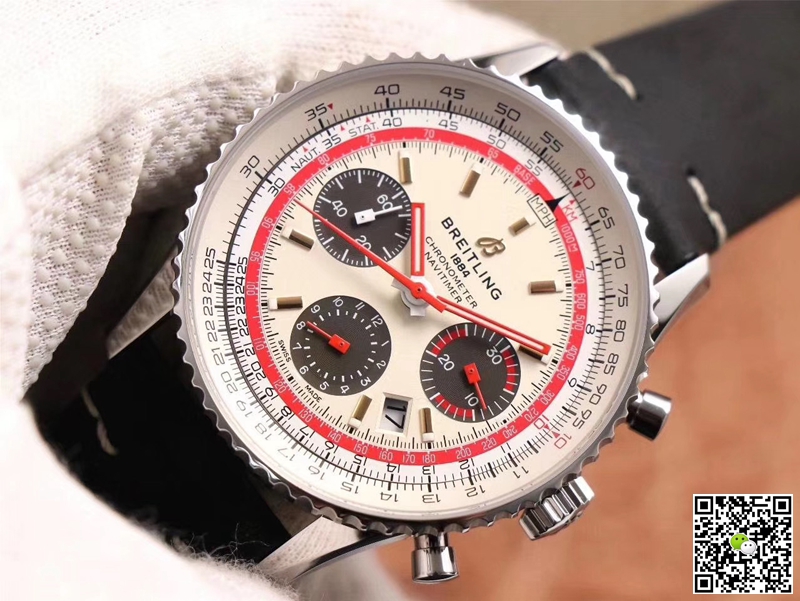 Replica Breitling Navitimer AB01219A1G1X1 1:1 Best Edition V9 Factory Silver Dial Swiss ETA7750