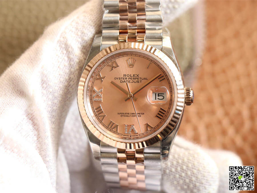 Replica R01ex Datejust M126231-0027 1:1 Best Edition EW Factory Rose Gold