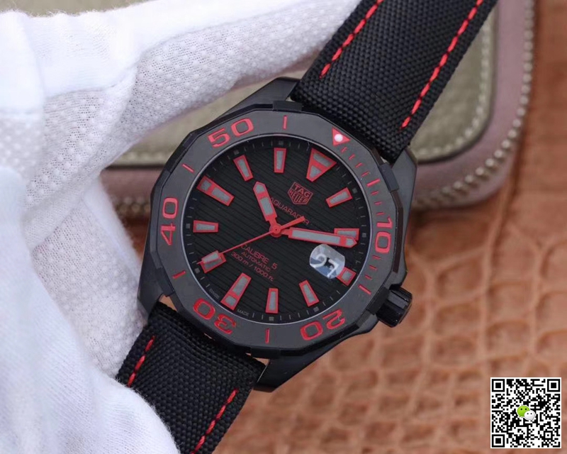 Replica Tag Heuer Aquaracer WAY208C.RHZ4937 1:1 Best Edition V6 Factory Black Dial Swiss ETA2824-2