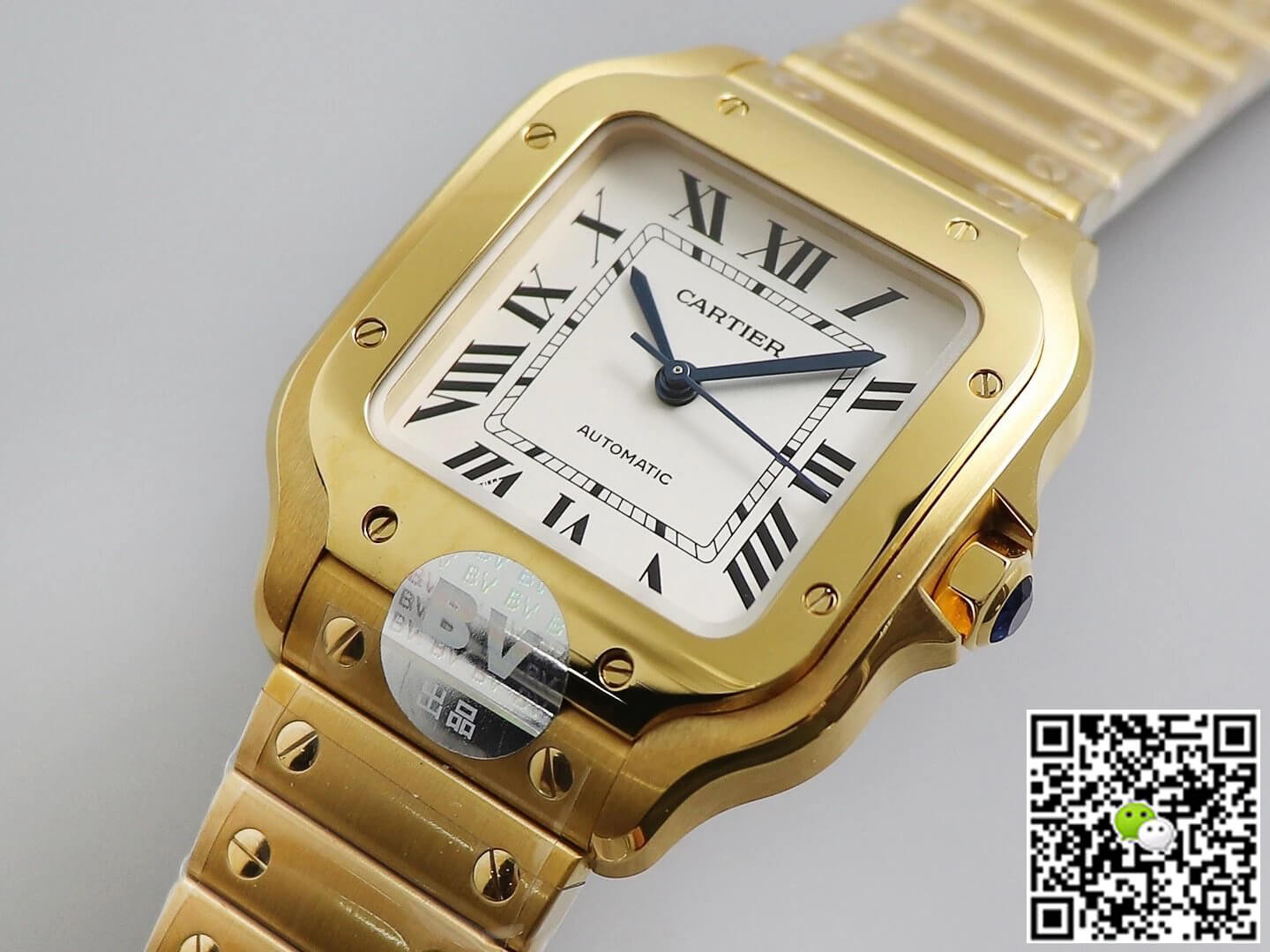 Ca*t1er Watch Rep De Santos W20112Y1 1:1 Best Edition BV Factory White Dial