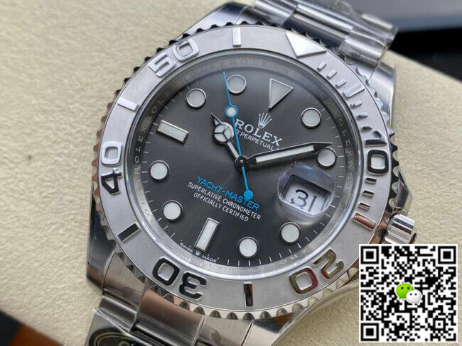 Replica R01ex Yacht Master M126622-0001 1:1 Best Edition Clean Factory Grey Dial