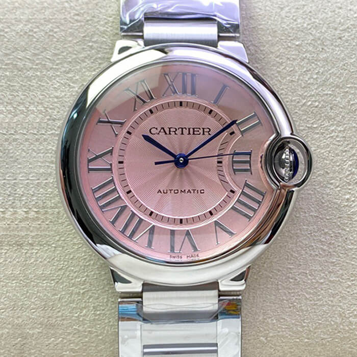 Replica Ballon Bleu De Ca*t1er 36MM WSBB0007 1:1 Best Edition 3K Factory Pink Dial