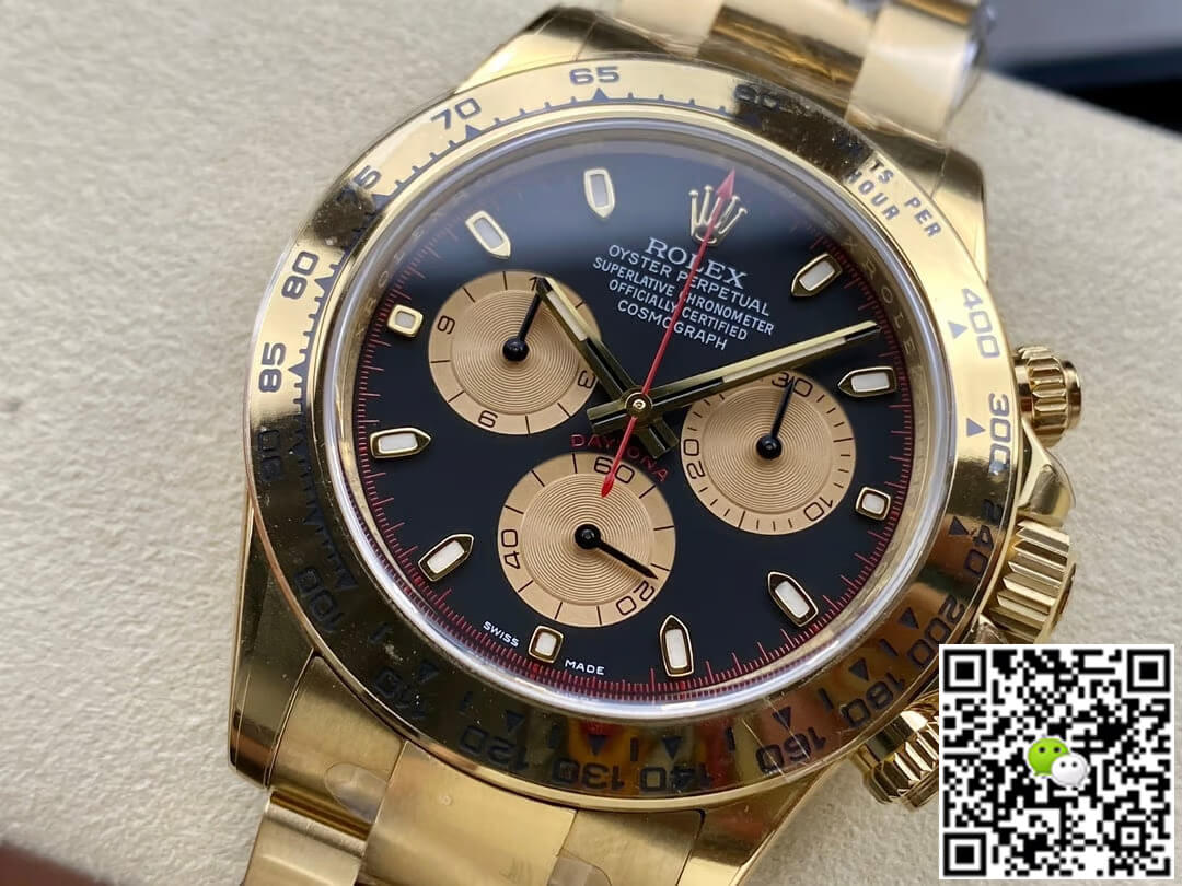 Replica R01ex Cosmograph Daytona M116508-0009 1:1 Best Edition Clean Factory Black Dial
