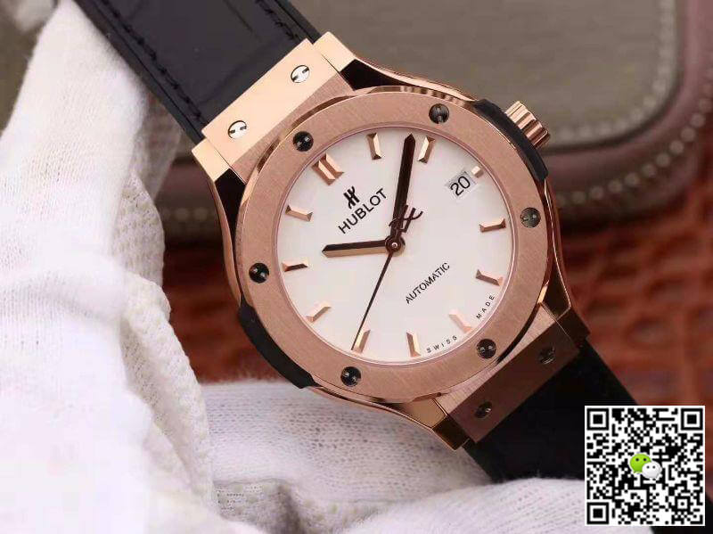 Hublot Replica Classic Fusion 511.OX.2611.LR JJ Factory 1:1 Best Edition Swiss ETA2892 Black Gummy Strap