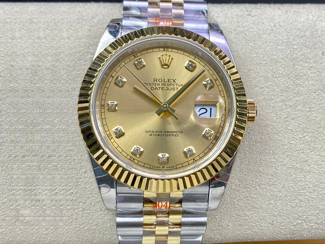 Replica R01ex Datejust M126333-0012 1:1 Best Edition GM Factory Yellow Gold