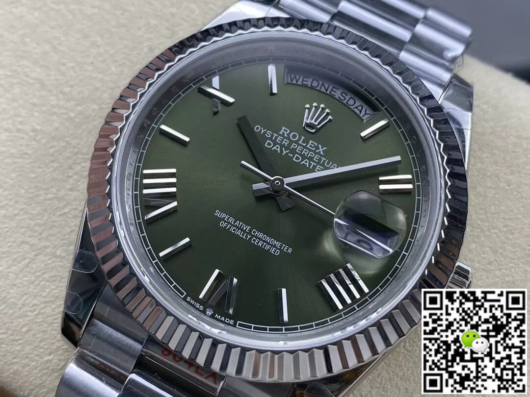 Replica R01ex Day Date M228236-0008 1:1 Best Edition GM Factory V2 Green Dial