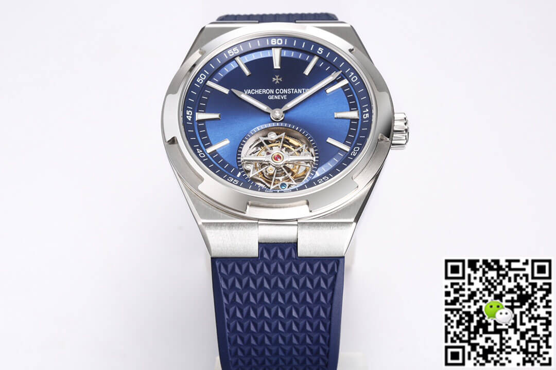 Replica Vacheron C0nstan1n Overseas Tourbillon 6000V/110A-B544 1:1 Best Edition BBR Factory Rubber Strap