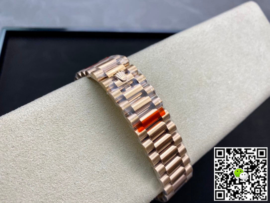 Replica R01ex Day Date 128238 1:1 Best Edition EW Factory V2 D1am0nd-set Bezel