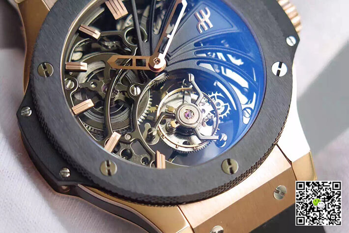 Replica Hublot Big Bang Hollow Tourbillon 1:1 Best Edition Swiss Manual Winding Tourbillon Movement