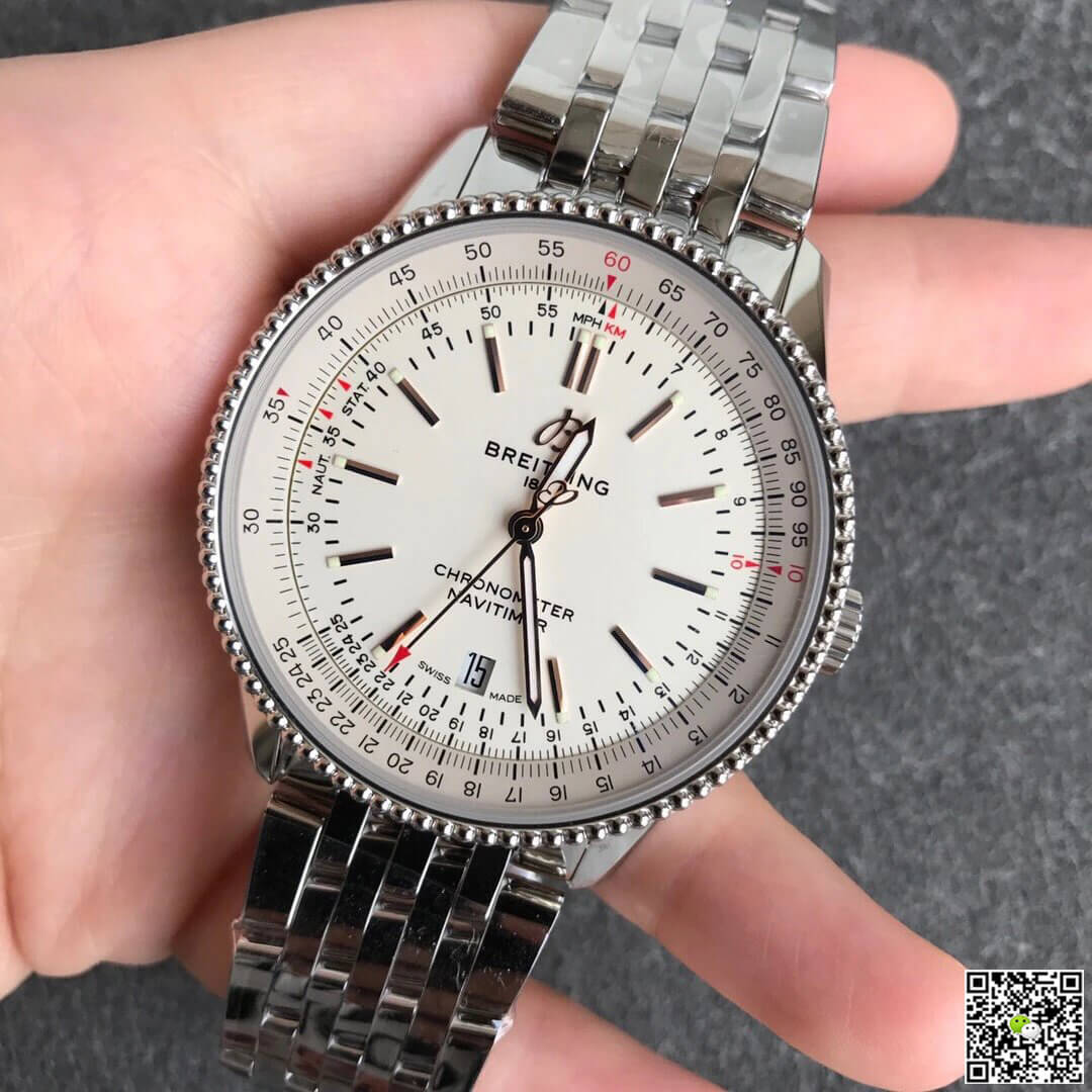 Replica Breitling Navitimer 1 A17326211G1A1 1:1 Best Edition V7 Factory White Dial