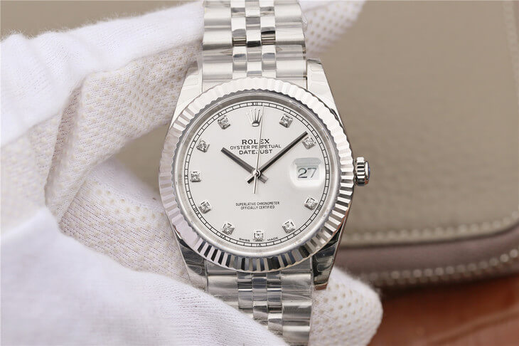 Replica R01ex Datejust M126331 1:1 Best Edition EW Factory White Dial