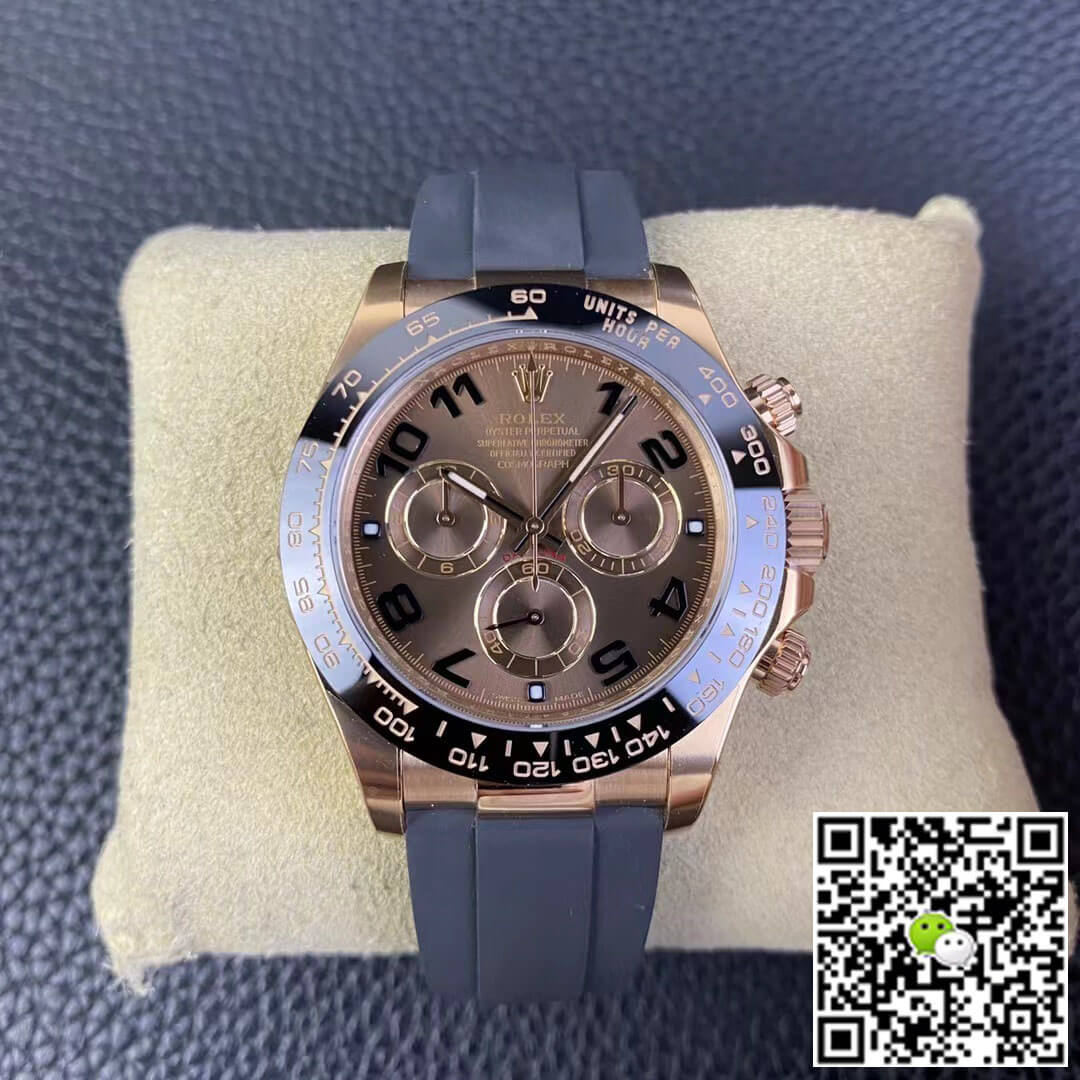 Replica R01ex Cosmograph Daytona M116515LN-0015 1:1 Best Edition Clean Factory V3 Rubber Strap