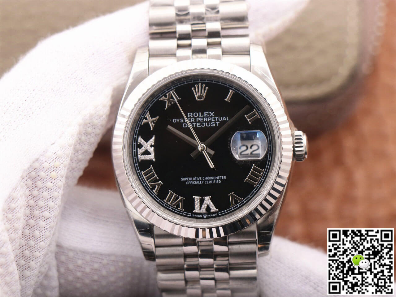 Replica R01ex Datejust M126233 36MM 1:1 Best Edition EW Factory Black Dial