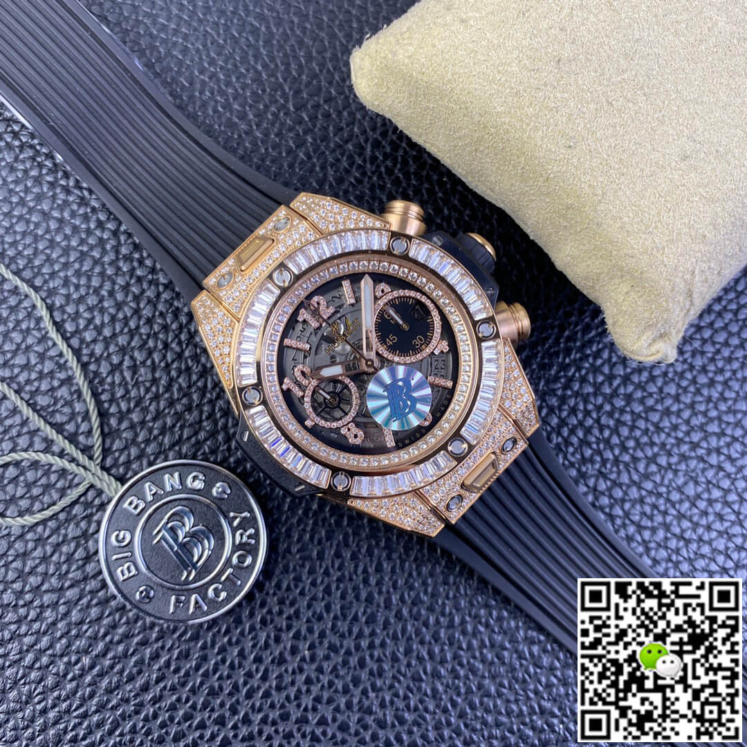 Replica Hublot BIG BANG Unico 421.OX.1180.RX.0904 1:1 Best Edition BB Factory D1am0nd Case