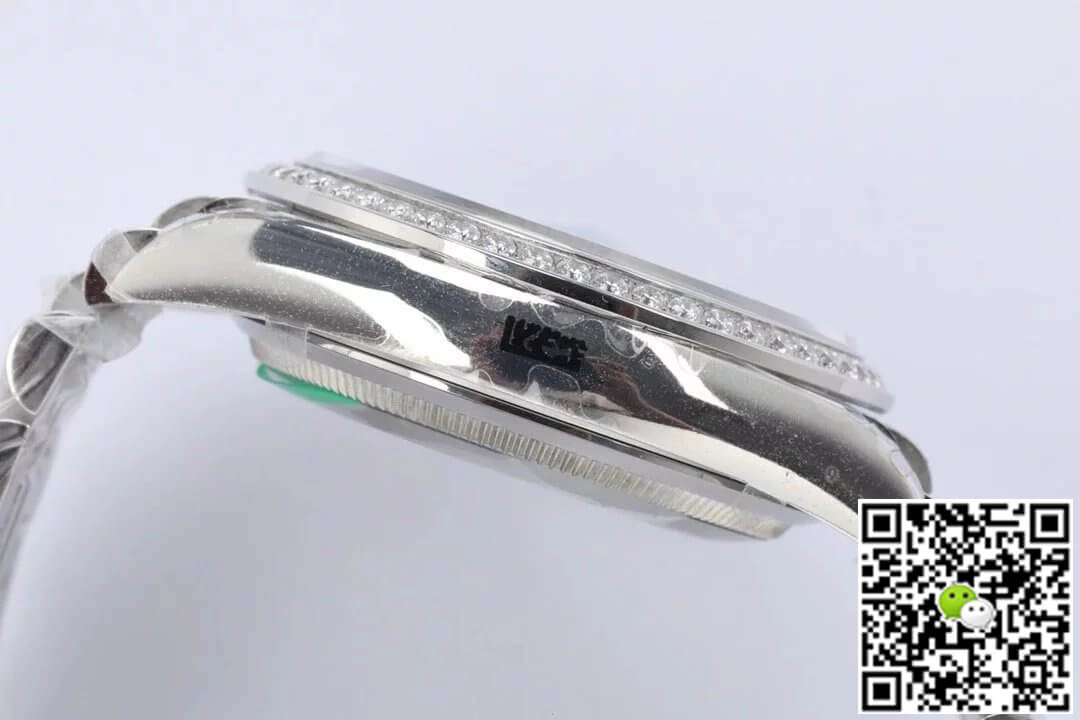 Replica R01ex Day Date M128349RBR-0016 1:1 Best Edition EW Factory Blue Dial