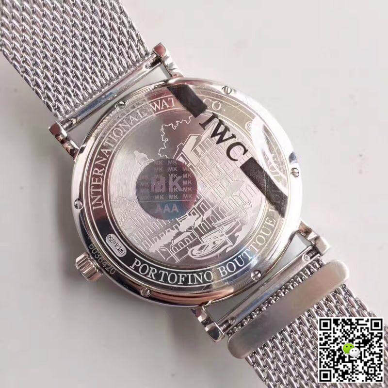 Replica IWC Portofino IW356512 MKS Factory 1:1 Best Edition Swiss ETA2892 Blue Sunburst Dial