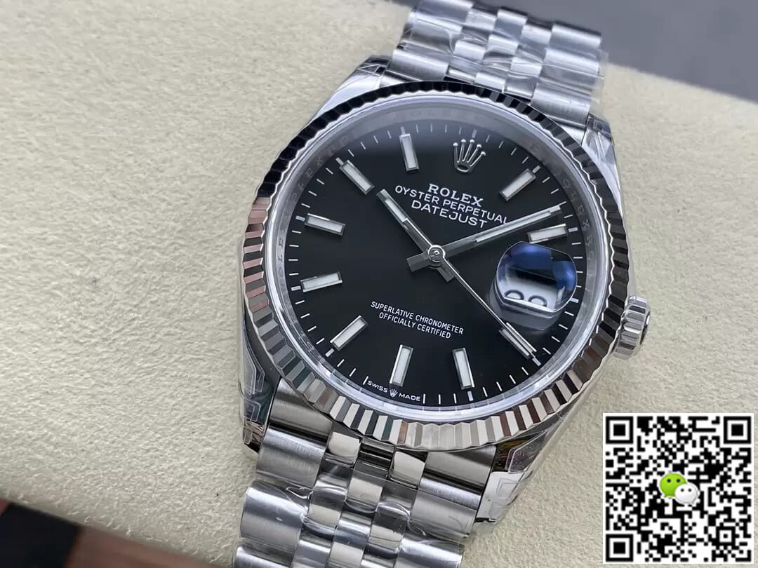 Replica R01ex Datejust M126234-0015 36MM 1:1 Best Edition VS Factory Black Dial