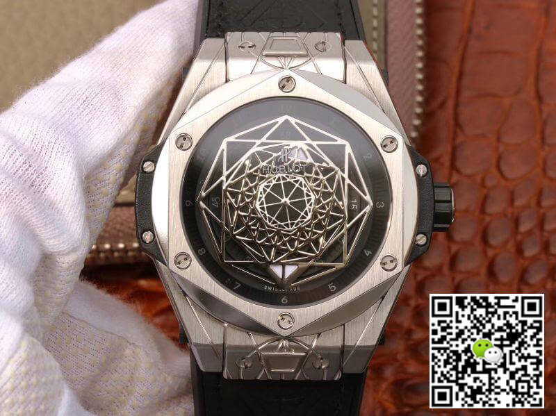 Replica Hublot Big Bang Sang Bleu 415.NX.1112.VR.MXM16 TMF Factory 1:1 Best Edition Swiss ETA1213 Black Dial