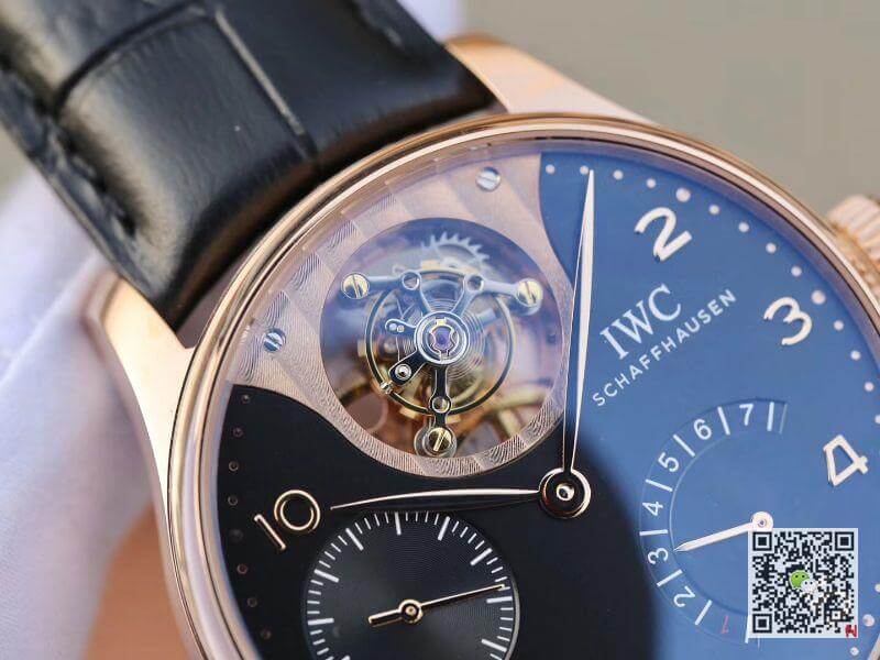 IWC Replica Portuguese IW504210 Tourbillon 18K Rosegold 1:1 Best Edition Swiss automatic complicated tourbillon movement