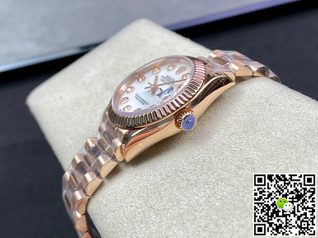 Replica R01ex Datejust M278275-0009 31MM 1:1 Best Edition EW Factory Rose Gold