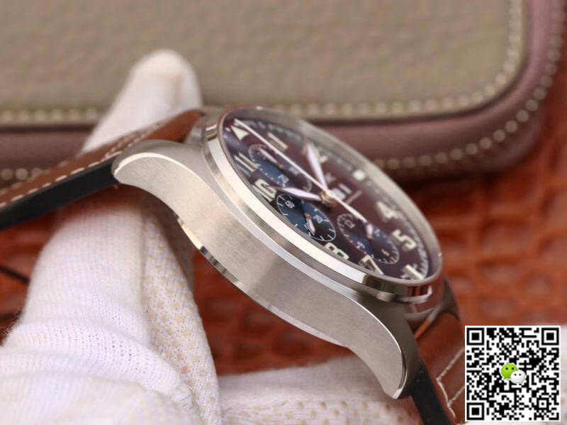 Replica IWC Pilot Chronograph IW377714 ZF Factory Men Watches 1:1 Best Edition Swiss ETA7750 Blue Dial