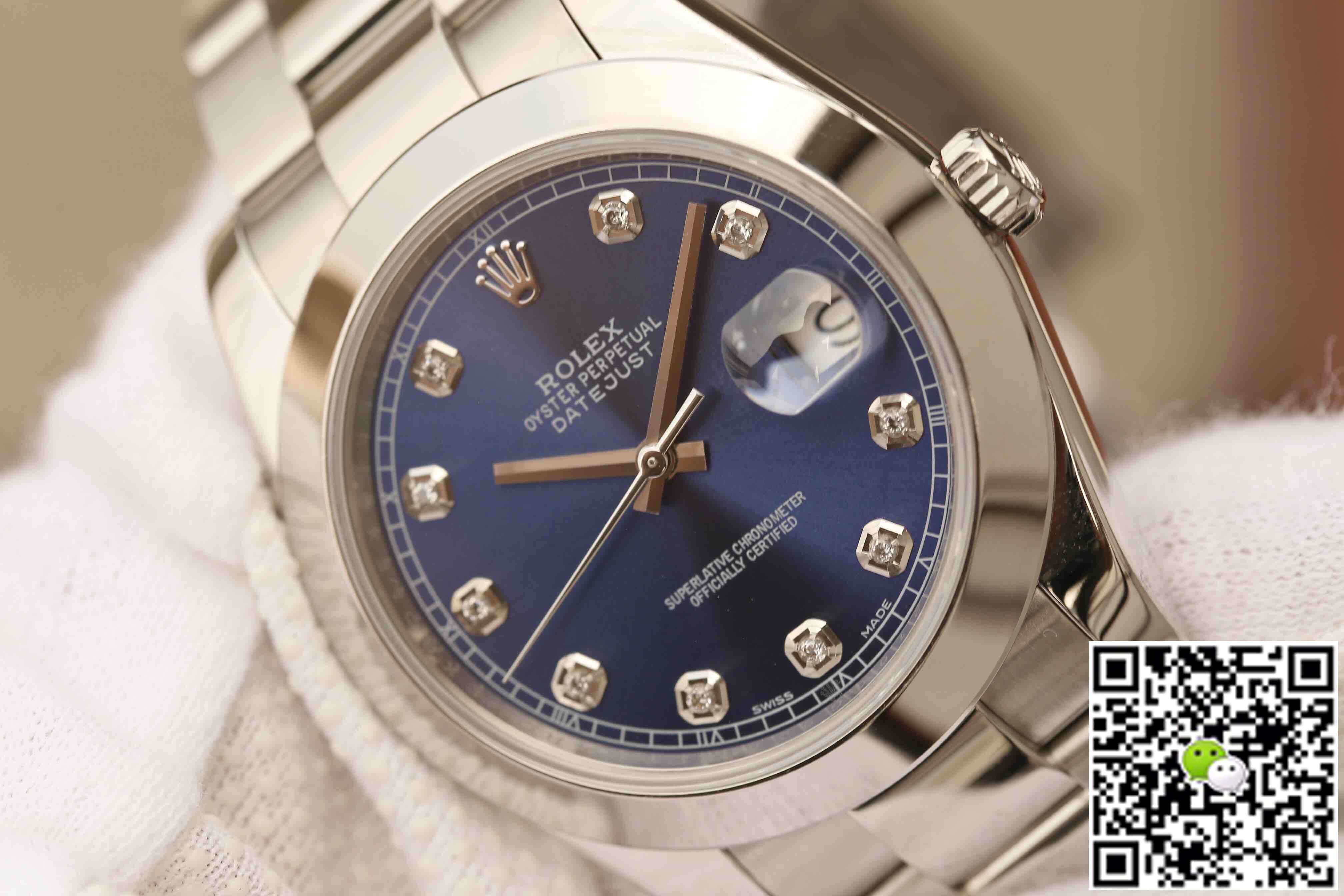 Replica R01ex Datejust M126300 1:1 Best Edition EW Factory Blue Dial