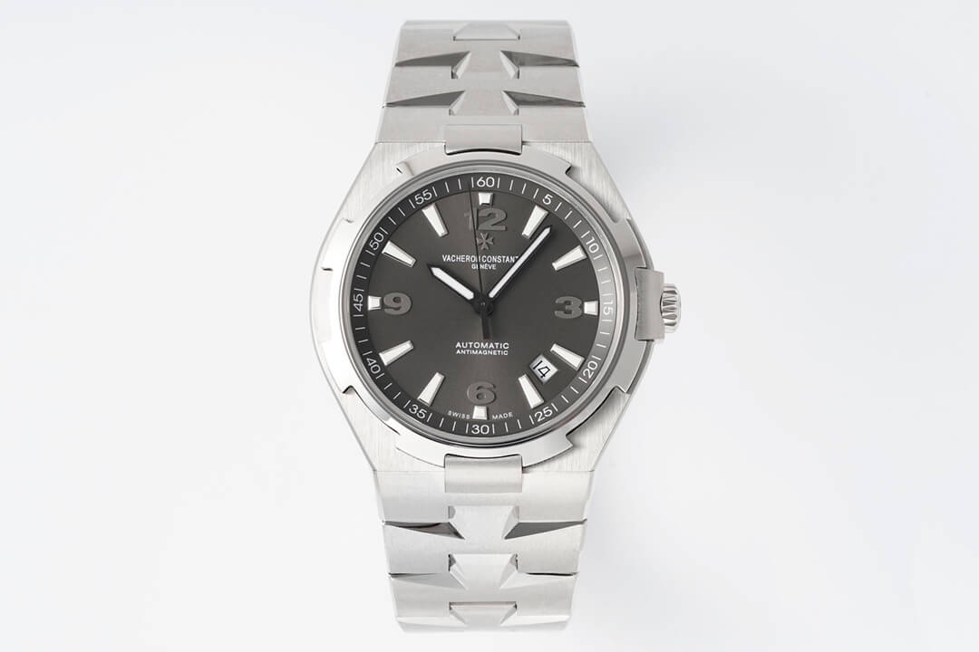 Replica Vacheron C0nstan1n Overseas 47040 1:1 Best Edition PPF Factory Stainless Steel Gray Dial