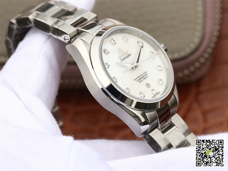 Replica 0me*ga Seamaster 231.10.34.20.55.002 Aqua Terra 150M 1:1 Best Edition 3S Factory White Dial