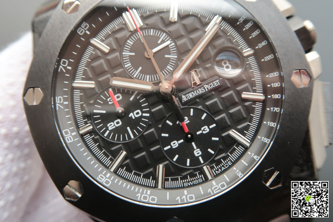 Replica Audemars P1g*et Royal Oak Offshore 26400AU.OO.A002CA.01 1:1 Best Edition JF Factory Black Dial