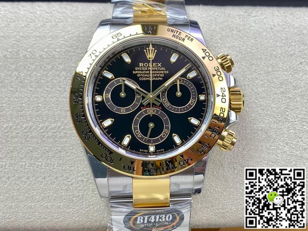 Replica R01ex Daytona M116503-0004 1:1 Best Edition BT Factory Black Dial