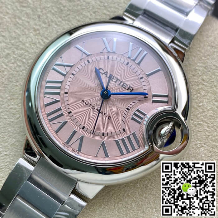 Replica Ballon Bleu De Ca*t1er 33MM W6920100 1:1 Best Edition V6 Factory Pink Dial