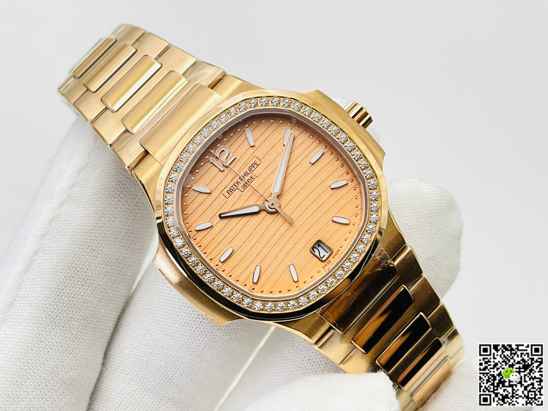 Replica Pat*k Phi1i*pe Nautilus Ladies 7118/1200R-010 1:1 Best Edition 3K Factory Rose Gold