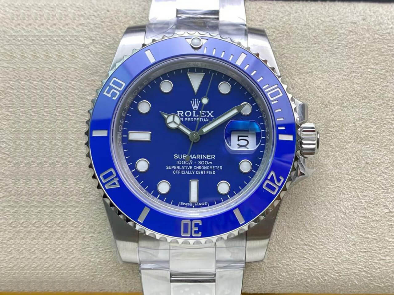 R01ex Submariner Replica 116619LB-97209 1:1 Best Edition VS Factory Blue Dial