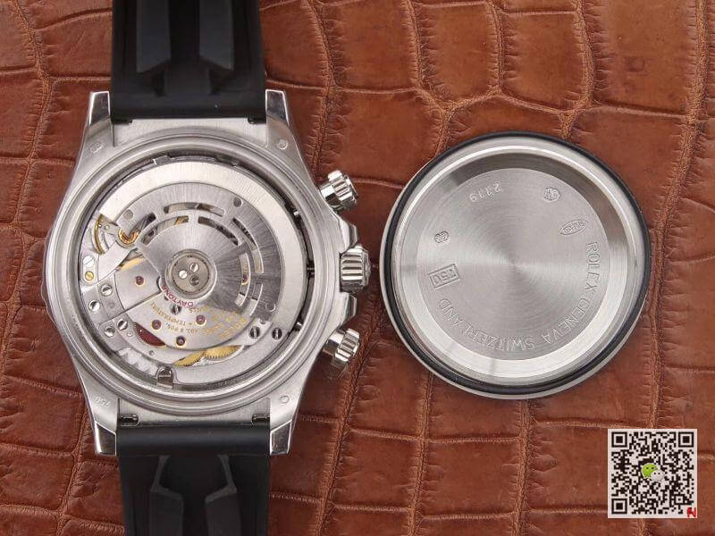 R01ex Daytona Replica  Cosmograph 116519 Noob Factory 1:1 Best Edition D1am0nds Markers Swiss ETA4130 Black Rubber Strap