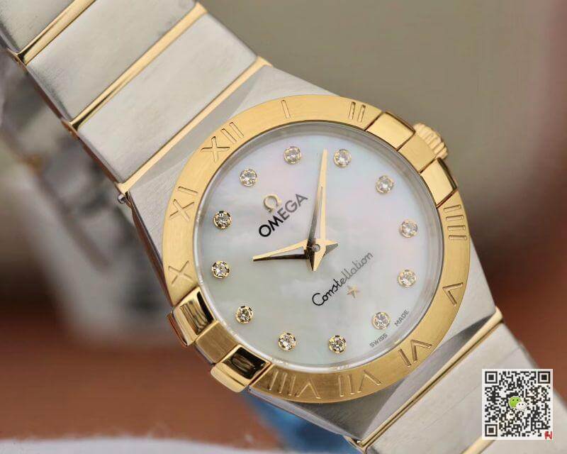 Replica 0me*ga Constellation 27mm Quartz Ladies 1371.71.00 TW Factory 1:1 Best Edition Swiss Eta Quartz 1376