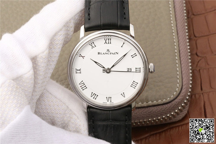 Replica Blancpain Villeret 6651-1127-55B 1:1 Best Edition ZF Factory White Dial