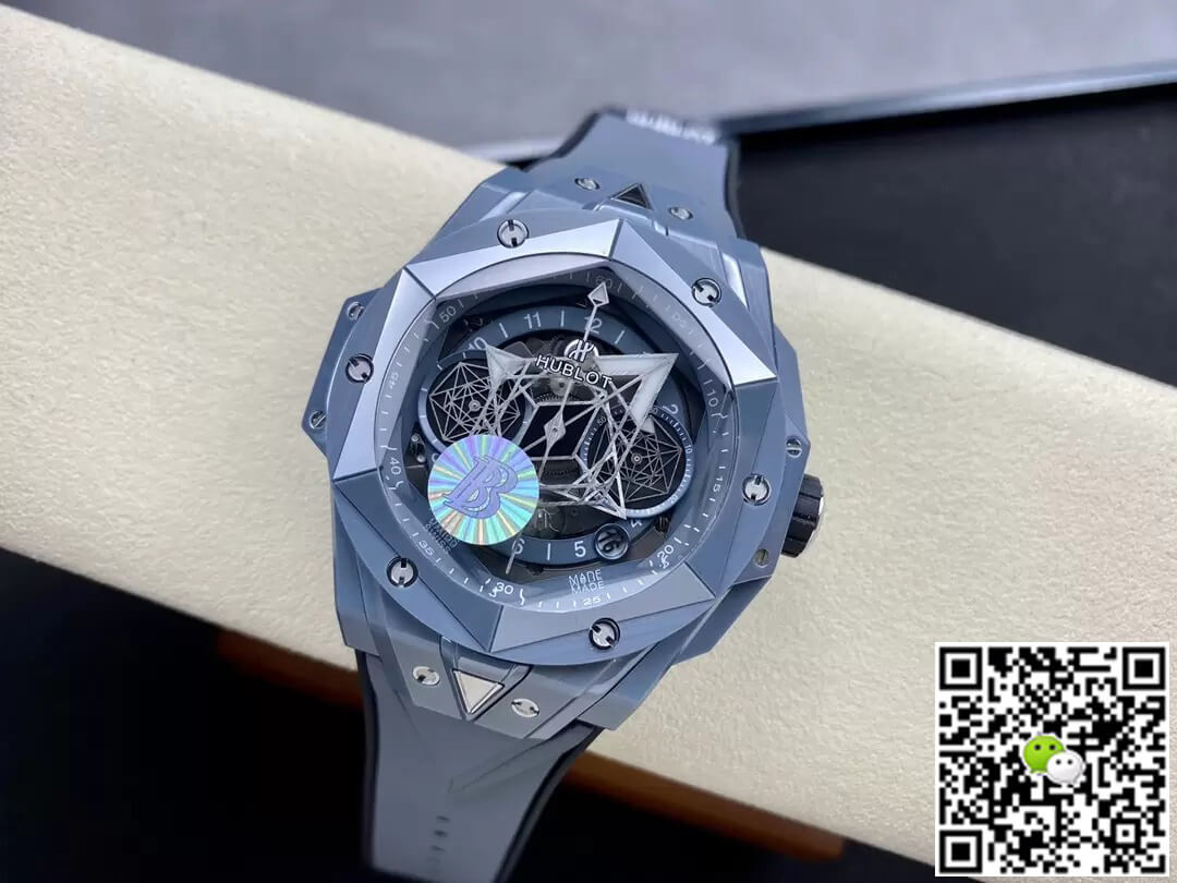 Replica Hublot Big Bang Sang Bleu II 418.FX.8007.RX.MXM21 1:1 Best Edition BB Factory Gray Ceramic