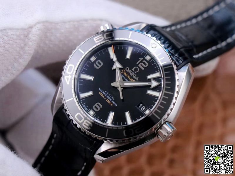 Replica 0me*ga Seamaster 215.33.40.20.01.001 Planet Ocean 600M 1:1 Best Edition VS Factory Black Dial Swiss ETA8800
