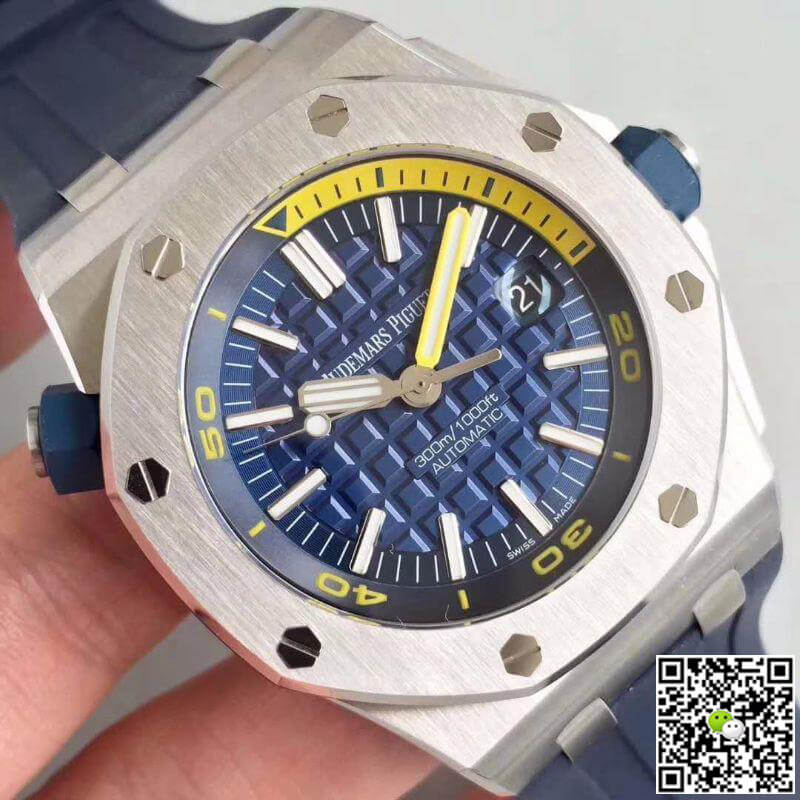 Replica Audemars P1g*et Royal Oak Offshore Diver 15710ST.OO.A027CA.01 JF Factory 1:1 Best Edition Swiss ETA3120